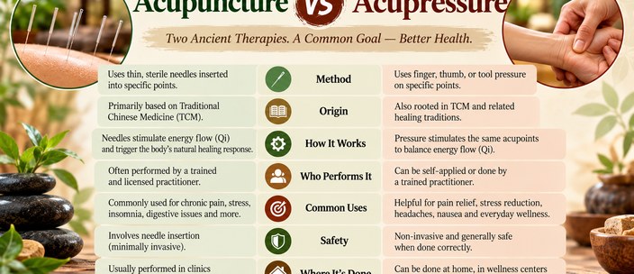 Acupressure vs Acupuncture -Difference